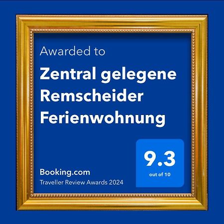 Zentral Gelegene Remscheider Ferienwohnung ภายนอก รูปภาพ